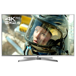 Panasonic 58EX750B Ultra HD Certified LED HDR 4K 3D Smart TV, 58 with Freeview Play/Freesat HD & Height Adjustable Swivel Stand, Silver